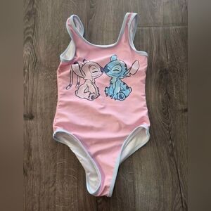 Disney Stitch Girls Swimsuit Size 5
